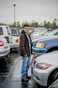 Dealer using a car dealership floor plan