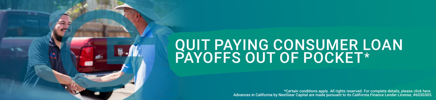 Quit paying consumer loan payoffs out of pocket